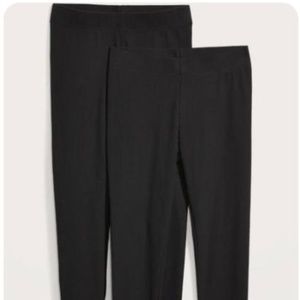 Forever 21 Black Ribbed Leggings